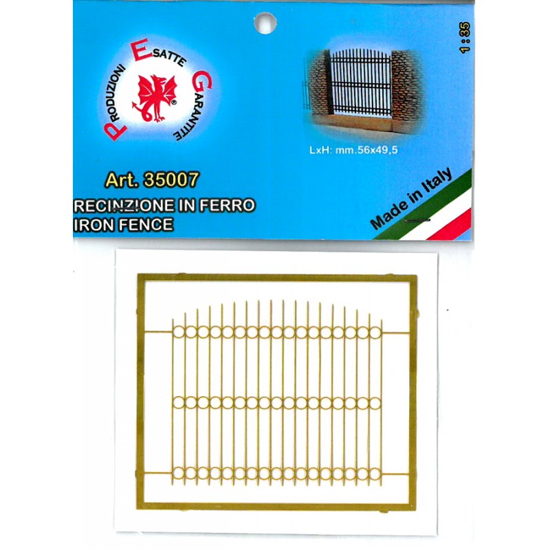 RECINZIONE IN FERRO  SCALA 1/35 35007