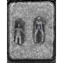 PASSENGERS FOR VESPONE PX 150 2 PIECES SCALE 1/87 H0 ART. 87510