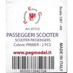PASSENGERS FOR VESPONE PX 150 2 PIECES SCALE 1/87 H0 ART. 87510