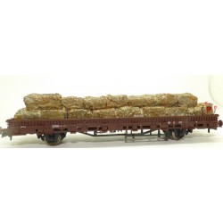 CARICO BALLE ROTTAMI FERROSI PER CARRO PIANALE SCALA 1/87 H0 ART. 87300