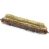 LOAD OF BALS SCRAPS FERROUS FOR RAILWAY FLOOR WAGON SCALE 1/87 H0 ART. 87300