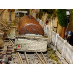 TANK ON BASE IN BRICKSCALE 1/87 H0 ART. 87400