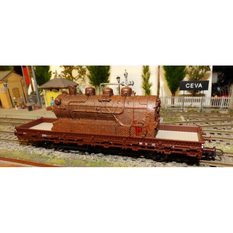 SCRAP LOAD BOILER OLD LOCO STEAM FOR FLAT WAGONS SCALE 1/87 H0 ART. 87307