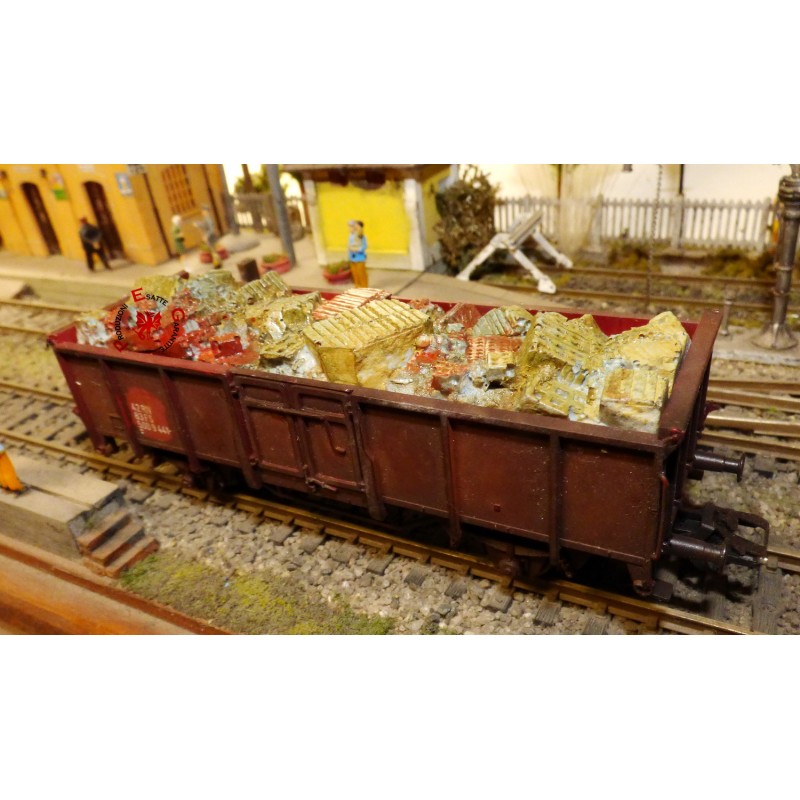 CRUSHING  LOAD  FOR HIGH SIDES WAGONS SCALE 1/87 H0 ART. 87305