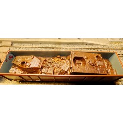 LOADING OF MILITARY SCRAP FOR WAGONS ON HIGH WALLS SCALE 1/87 H0 ART. 87313