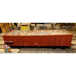 CRUSHING  LOAD  FOR HIGH SIDES WAGONS SCALE 1/87 H0 ART. 87314