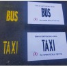 TEMPLATES FOR "BUS" AND "TAXI" HORIZONTAL SIGNAGE 1/87 H0 ART. 87250