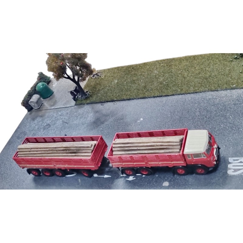 WOODEN BOARDS LOAD FOR FIAT 690 MILLEPIEDI BREKINA SCALE 1/87 H0 ART. 87705