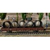 LOADING POLYETHYLENE PIPES FOR LOW-SIDED RAILWAY CAR SCALE 1/87 H0 ART. 87316