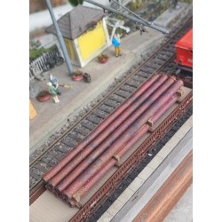 LOADING IRON PIPES 1/87 H0...