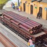 LOADING IRON PIPES 1/87 H0 ITEM 87324