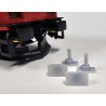RESPINGENTI PER TRAXX 2 COMPATIBILI ACME - 8 PEZZI GRIGI 1/87 H0 87901