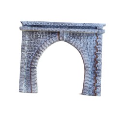 PORTAL GALLERY ITALIAN STYLE SINGLE TRACK STONE1/87 H0 87401