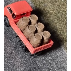 LOADING OF BIG BARRELS  FOR BREKINA LUPETTO SCALE 1/87 H0 ART. 87733