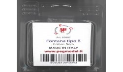 FONTANELLA TIPO B "NERO" SCALA 1/87 H0 ART. 87607