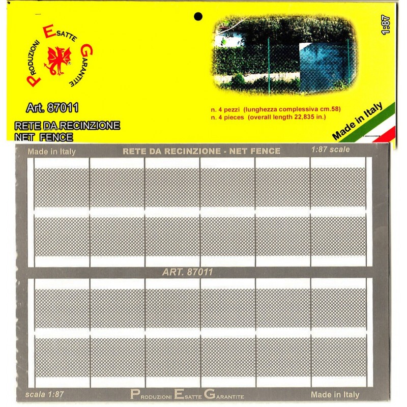 NET FENCE SCALE 1/87 H0 ART. 87011