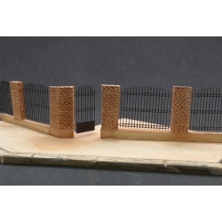 FENCES WITH GATES SCALE 1/87 H0 ART. 87003